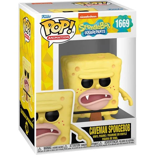 Funko Pop! Bob Esponja 25 Aniversario: Bob Esponja Cavernícola #1669