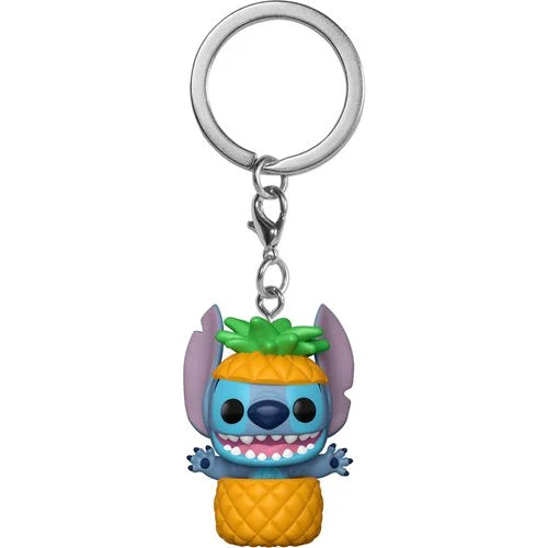 Funko Pop! Key Chain Lilo & Stitch Stitch en la piña