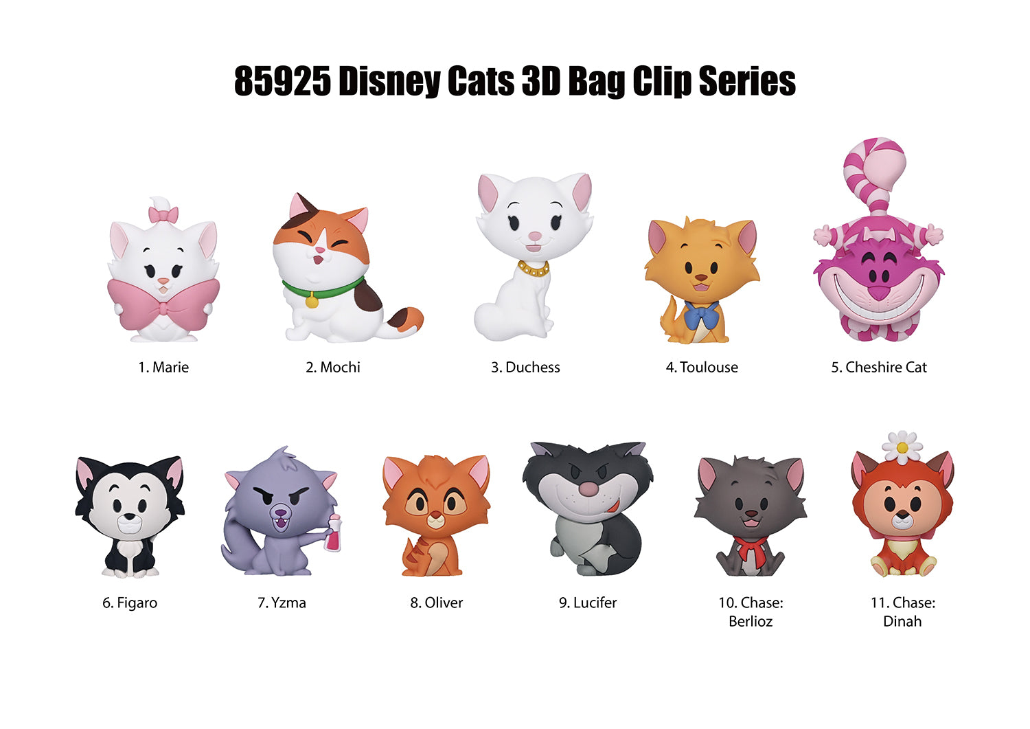 Llavero Disney Cats - Monogram (1 unidad) Misterioso
