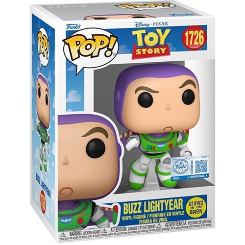 Funko Pop! Toy Story Buzz Lightyear Glow-in-the-Dark #1726 - AE Exclusive