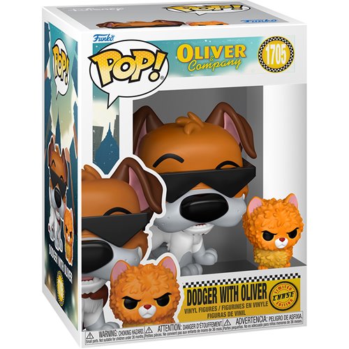 Funko Pop! VOliver and Company Dodger with Oliver #1705 CHASE