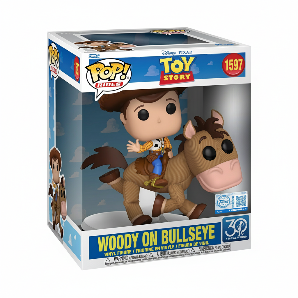 Funko Pop! Rides Deluxe Woody on Bullseye (30th Anniversary)