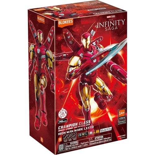 Blokees Marvel Infinity Saga Iron Man MK85 Champion Class CC01 Model Kit