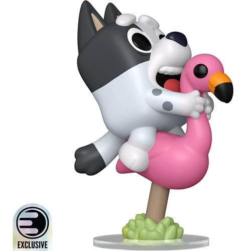 Funko Pop! Bluey Muffin Flamingo Queen #2383 - Entertainment Earth Exclusive