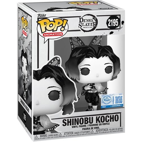 Funko Pop! Demon Slayer Shinobu Kocho Sumi-Ink #2195 - Entertainment Earth Exclusive
