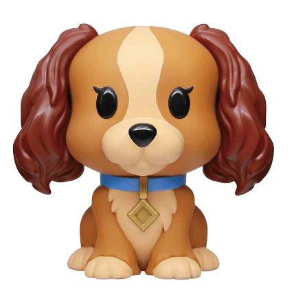 Alcancia: La dama y el vagabundo - Dama (Flocked)