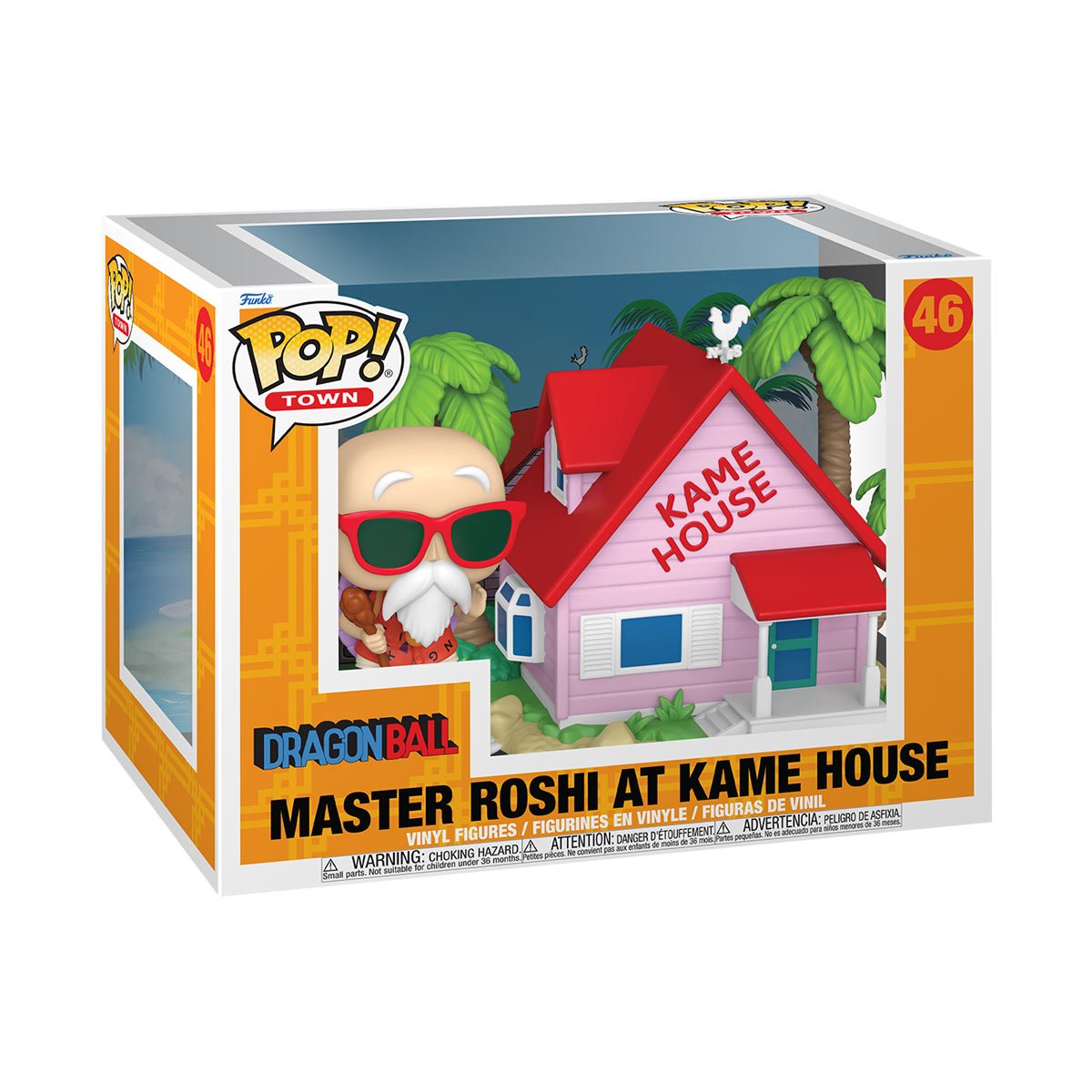 Funko Pop! Dragon Ball Master Roshi with Kame House Town #46