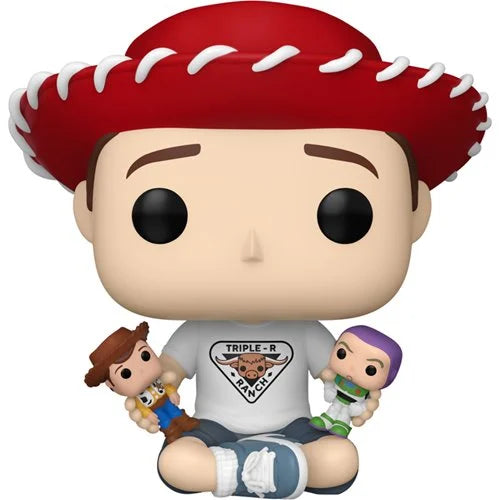 Funko Pop! Toy Story 30th Anniversary: Andy con Buzz Lightyear y Woody #1596
