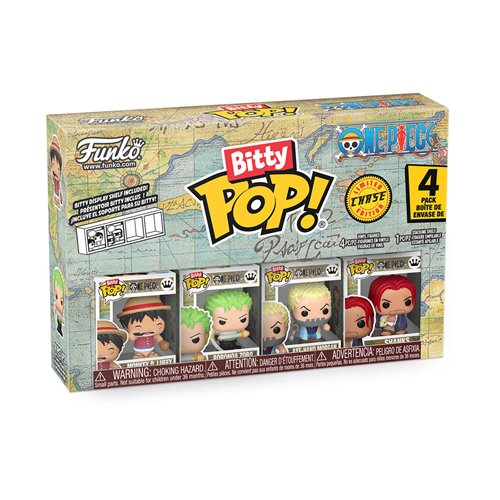 Funko Bitty Pop! One Piece Monkey D. Luffy Mini-Figure 4-Pack