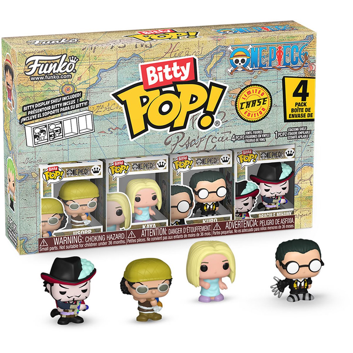 Funko Bitty Pop! One Piece Usopp Mini-Figure 4-Pack
