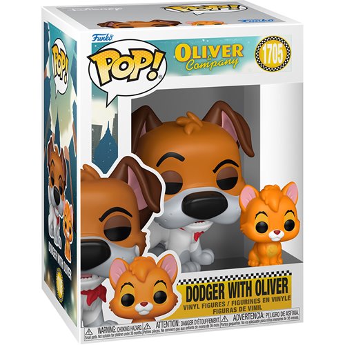 Funko Pop! Oliver and Company Dodger with Oliver #1705