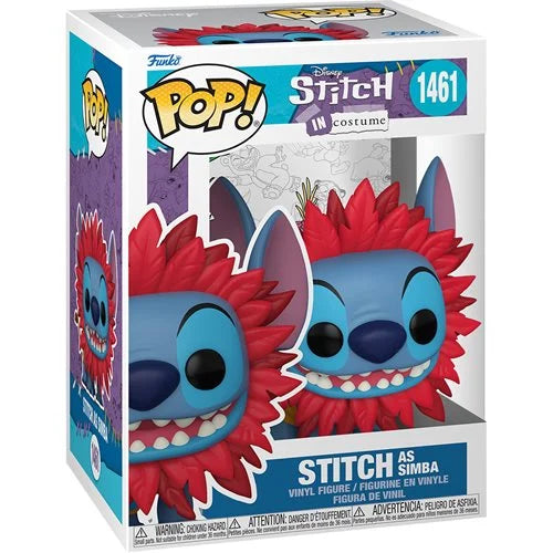 Funko Pop! Lilo & Stitch: Stitch disfraz como Simba #1461