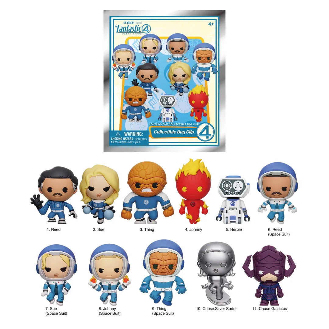 Llavero 4 Fantasticos - Monogram (1 unidad) Misterioso