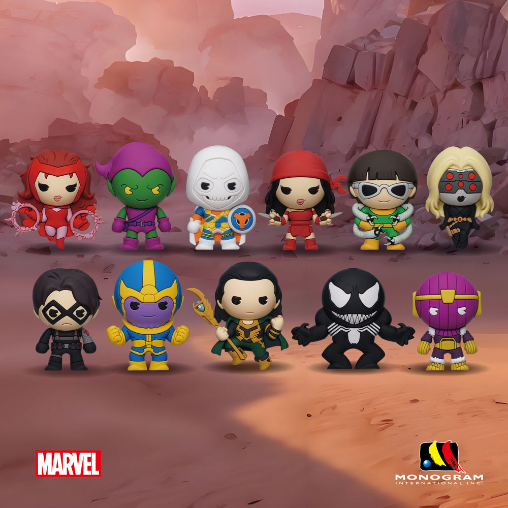 Llavero Marvel Villanos Serie 14 - Monogram (1 unidad) Misterioso