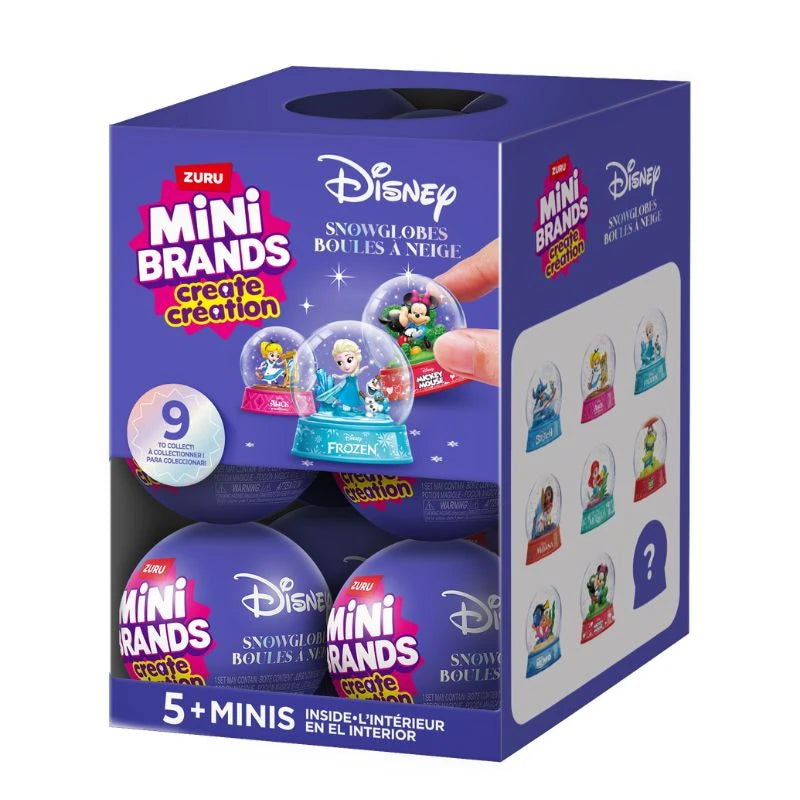 Mini Brands Create Disney Snowglobes (x unidad)