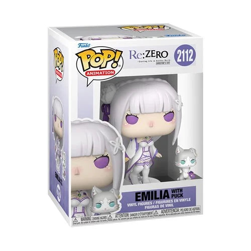 Funko Pop! RE: Zero Emilia con Puck #2112