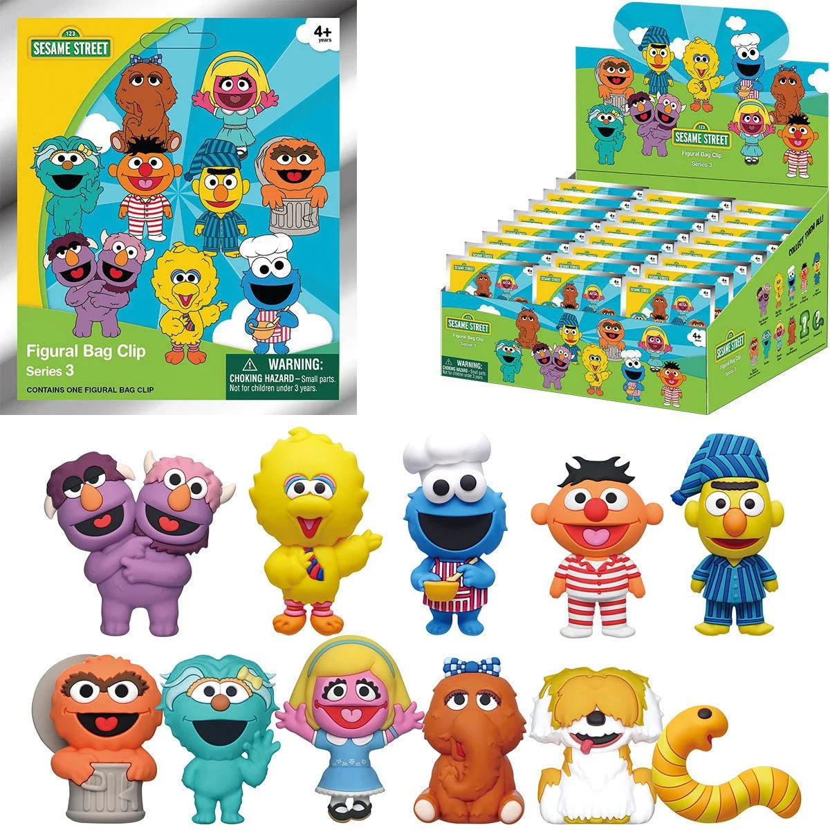 Llavero Plaza Sesamo Serie 3 - Monogram (1 unidad) Misterioso