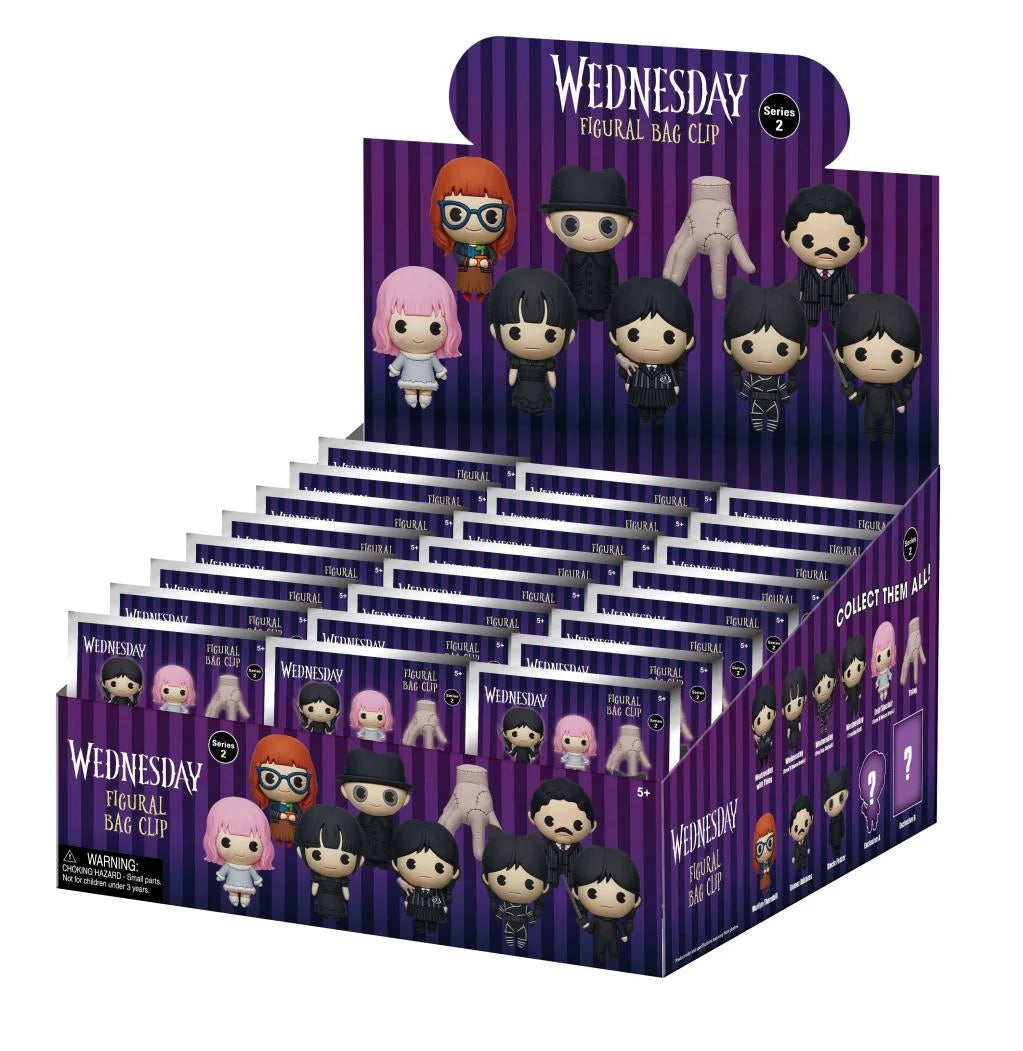 Llavero Wednesday Serie 2 - Monogram (1 unidad) Misterioso